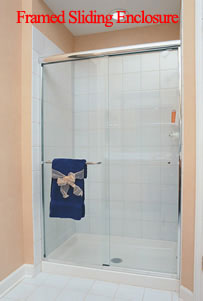 Framed Sliding Shower